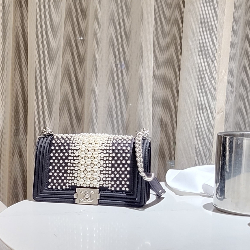 Chanel Pearl Medium Boy Bag Limited Edition